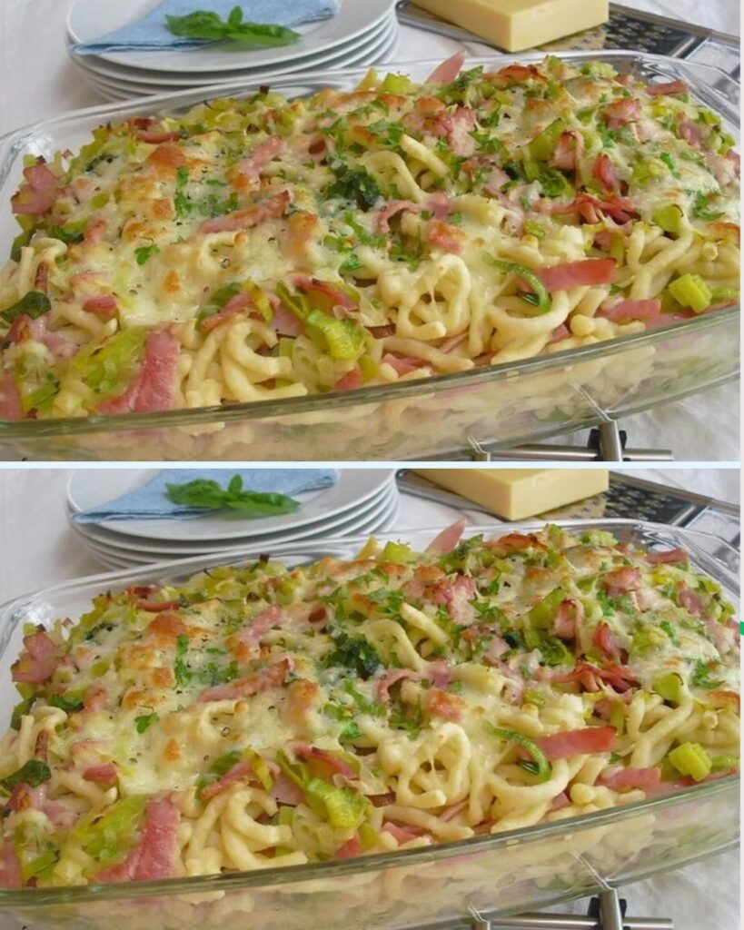 Spätzle-Auflauf mit Schinken und Käse: Ein Klassiker der deutschen ...