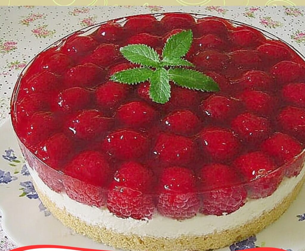 🍓 Himmlische Himbeertorte mit Schmand – Der fruchtig-cremige ...