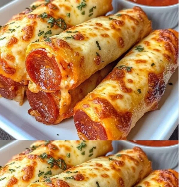 Leckere Pizzarollen in nur 5 Minuten zubereiten