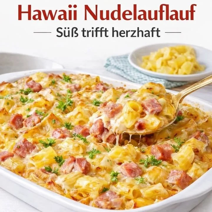 Überraschendes Gericht Ananas Nudeln - Kombinatoin aus Frucht und Teigwaren