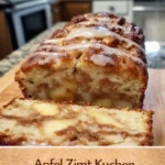 Leckerer Apfel-Zimt-Kuchen mit saftigen Äpfeln und Zimt Geschmack