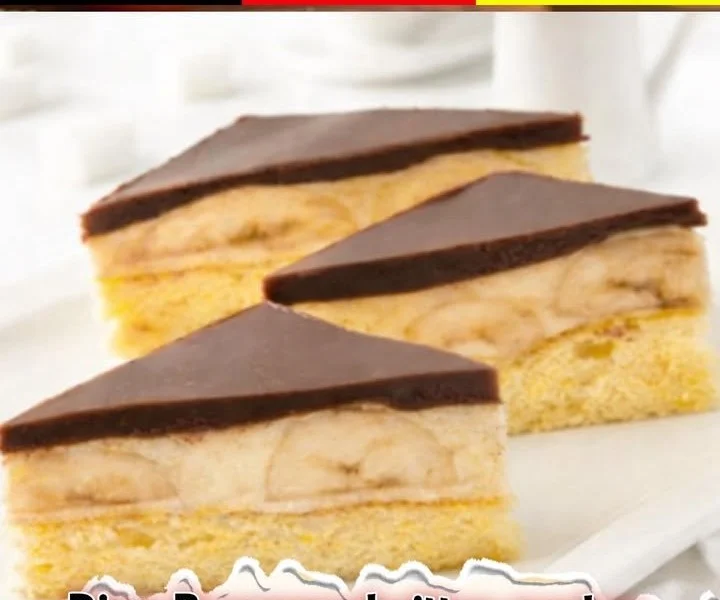 Leckere Bananenschnitten auf einem Teller.