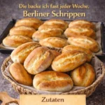 Frische Berliner Schrippen mit goldener Kruste und fluffigem Inneren