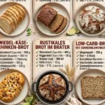 Ein frisch gebackenes Brot auf einem Holzbrett, perfekt zum Brot backen.