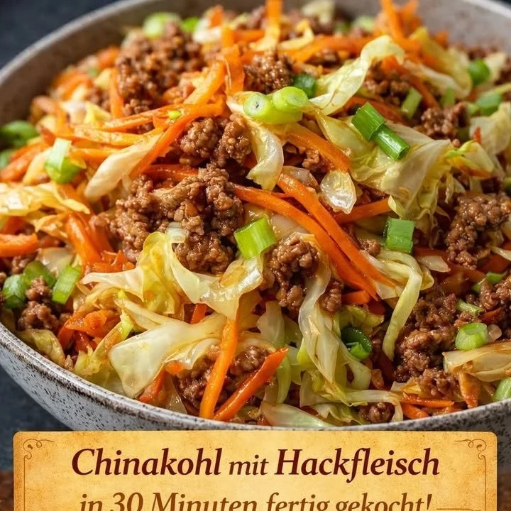 Chinakohl mit Hackfleisch
