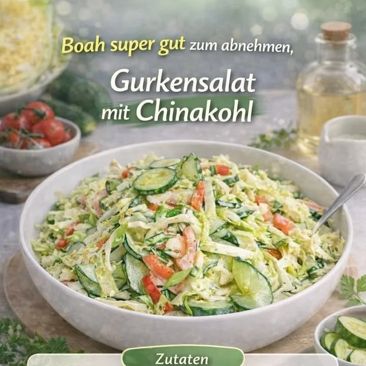 Crispy Chinese cabbage salad with colorful veggies and dressing