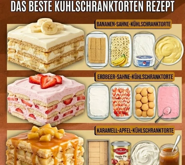 Leckere Kühlschranktorte nach einem einfachen Rezept