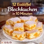 Der schnellste Kuchen im Universum auf einem Teller