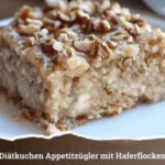 Diätkuchen mit Haferflocken - gesunder Kuchen für Ernährungsbewusste