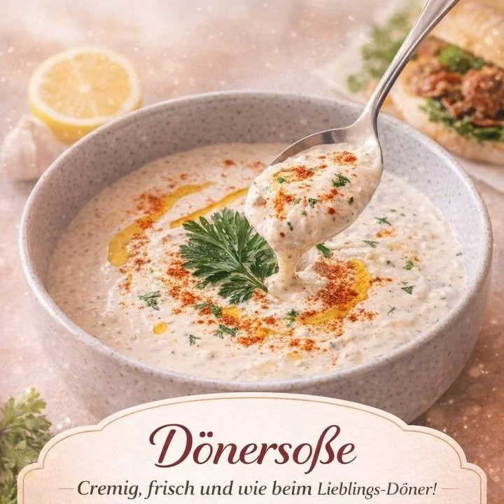 Hausgemachte Döner Soße für leckeren Döner Genuss