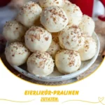 Feine Eierlikör-Pralinen in Schokolade für Genießer