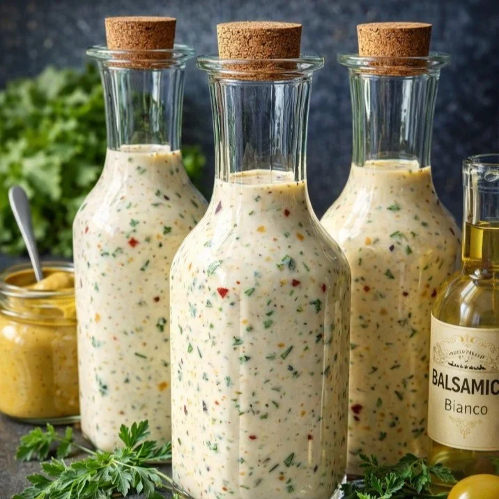 Schnelle Salatsauce für frische Salate