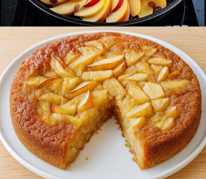 Einfacher Apfelkuchen mit frischen Äpfeln und zartem Teig