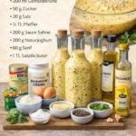 Leckere Salatsauce wie im Restaurant für verwöhnte Gaumen.