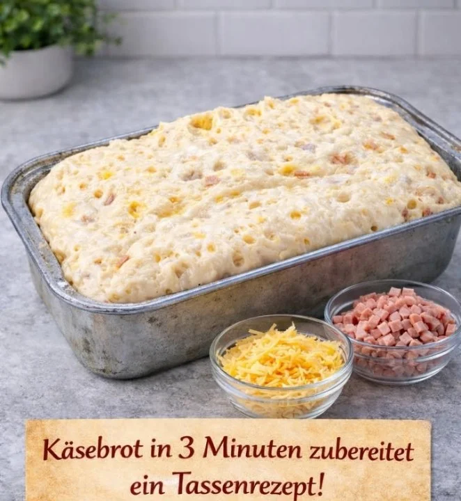 Käsebrot in 3 Minuten zubereiten mit frischem Brot und Käse