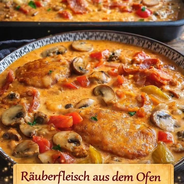 Räuberfleisch aus dem Ofen