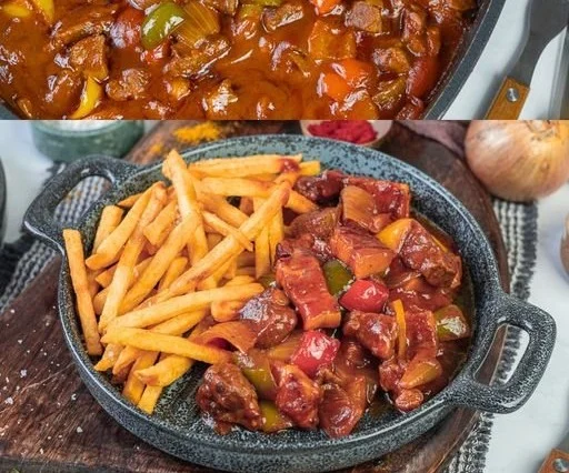 Schaschliktopf aus dem Backofen mit genialer Soße