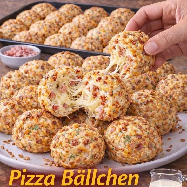 Schnelle und leckere Pizza Bällchen aus frischen Zutaten