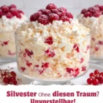 Silvester-Traum im Glas - ein festlicher Drink für das Neujahrsfeier.
