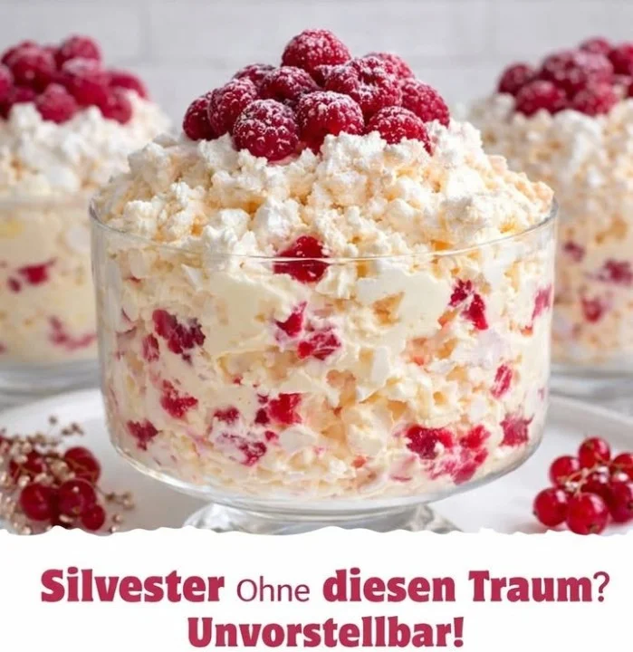 Silvester-Traum im Glas - ein festlicher Drink für das Neujahrsfeier.