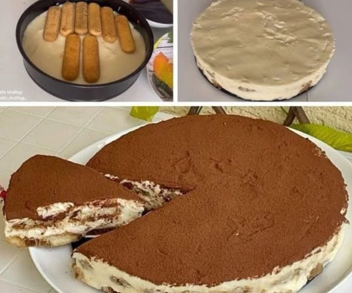 Tiramisu-Torte ohne Backen - leckeres Rezept für ein klassisches Dessert.