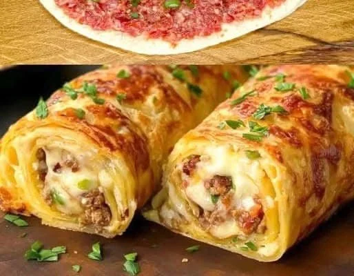 Tortilla mit Hackfleisch, ein leckeres und schnelles Rezept.