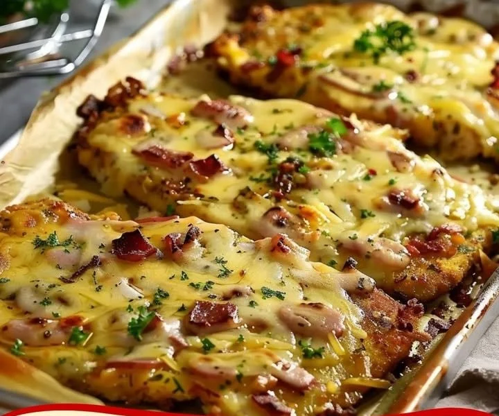 Überbackene Partyschnitzel