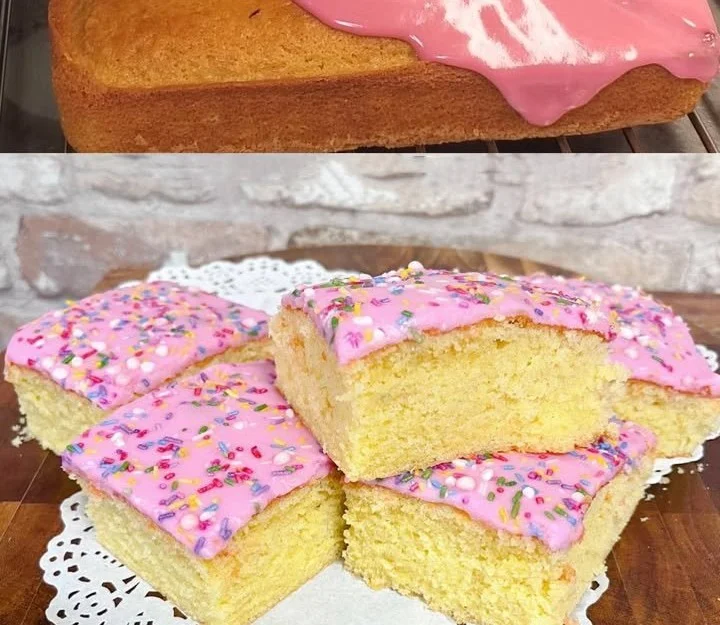 Verrückter Kuchen mit bunten Toppings und verführerischem Geschmack