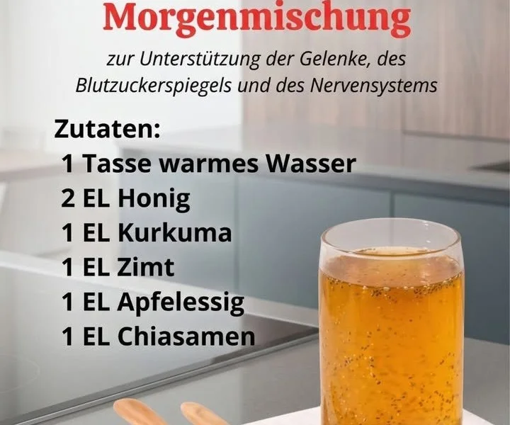 Gesunde Mischung trinken für mehr Wohlbefinden und Energie