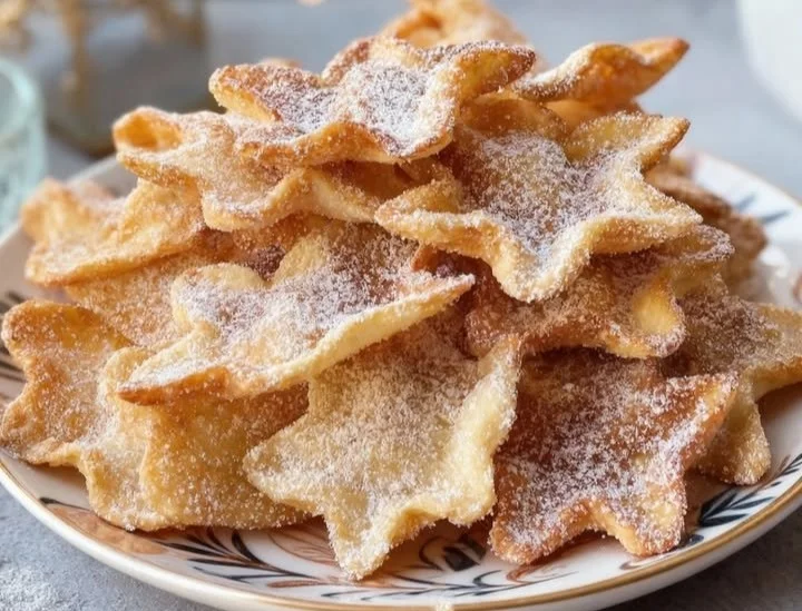 Weihnachts-Sternchen als festliche Dekoration