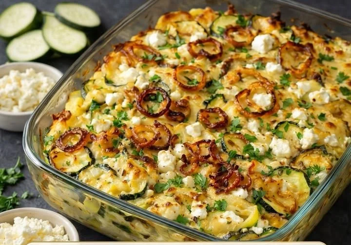 Leckerer Zucchini-Auflauf aus frischen Zutaten