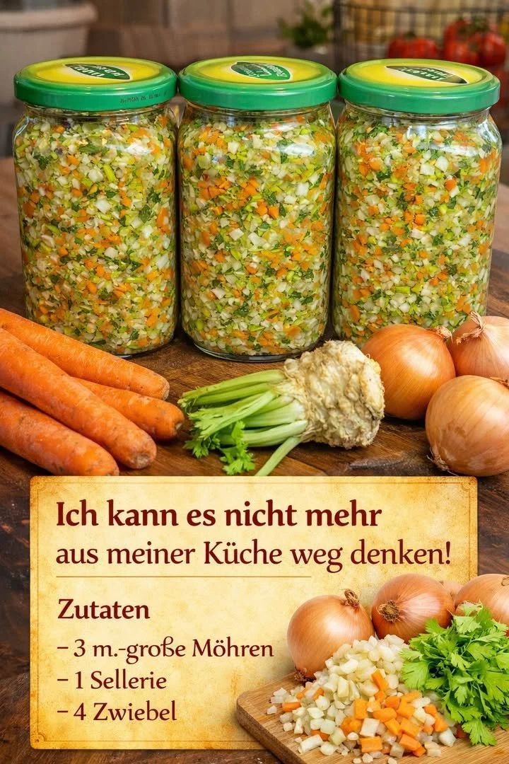 Haltbares Suppengewürz für selbstgemachte Suppen ohne Fertigprodukte