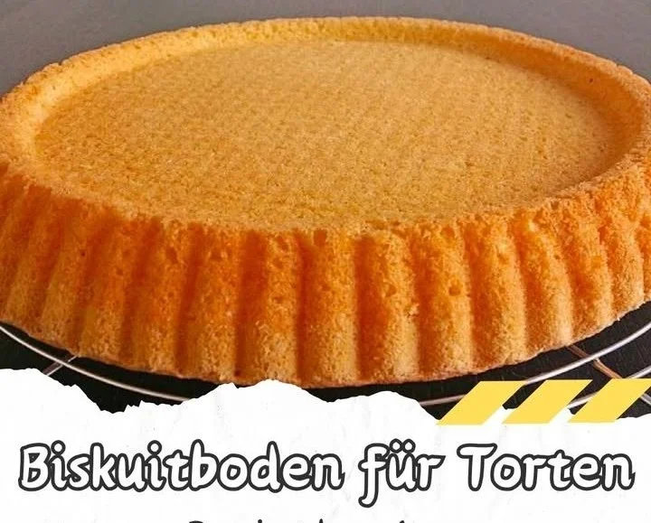 Biskuitboden für Torten, leicht und luftig gebacken, für köstliche Desserts