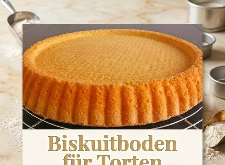 Leckere Torte auf Biskuitboden, ideal für verschiedene Anlässe.