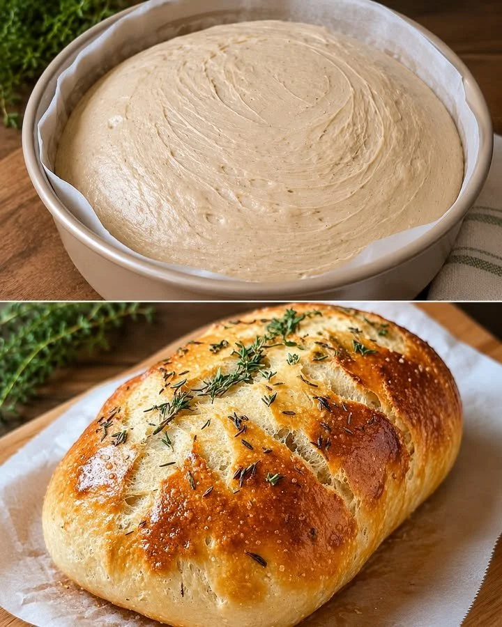 Faules Knoblauchbrot Rezept ohne Kneten in 20 Minuten zur Zubereitung
