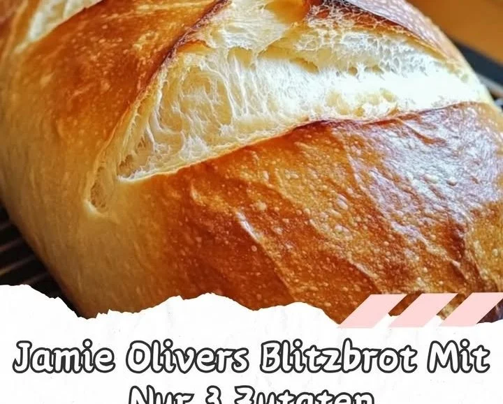 Jamie Olivers Blitzbrot Rezept mit nur 3 Zutaten für schnelles Backen