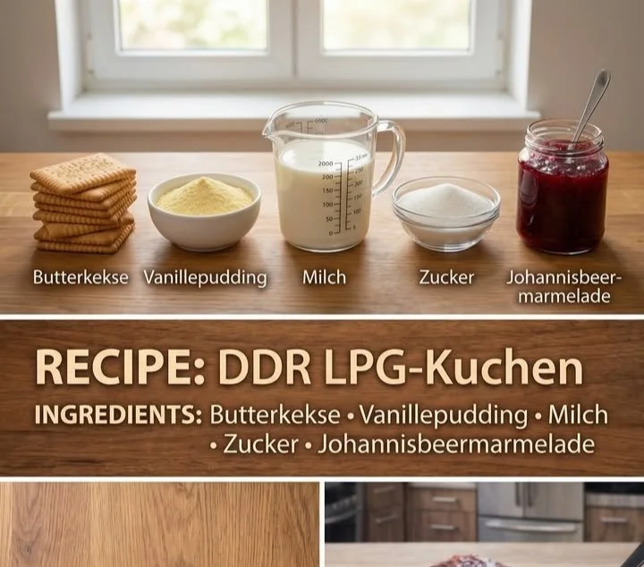Kalter Kuchen mit Keksen und Pudding auf einer Dessertplatte