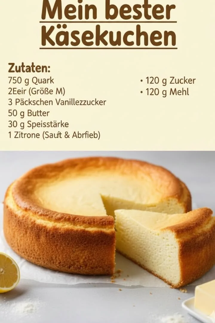 Eine wunderschöne Scheibe Käsekuchen auf einem Teller