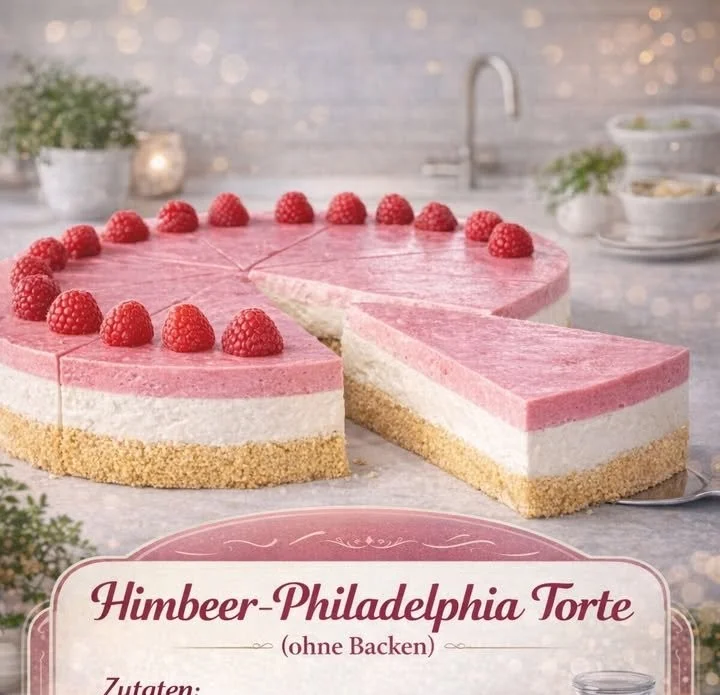 Kühle Torte ohne Ofen auf einem dekorativen Teller serviert
