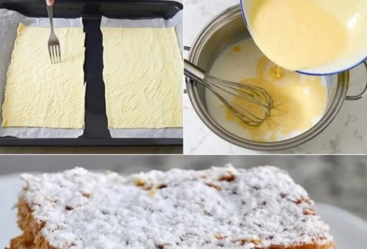 Millefoglie Schichtgebäck mit Sahne und frischen Früchten