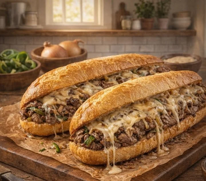 Leckeres Nächste Ebene Sandwich mit frischen Zutaten auf einem Tisch