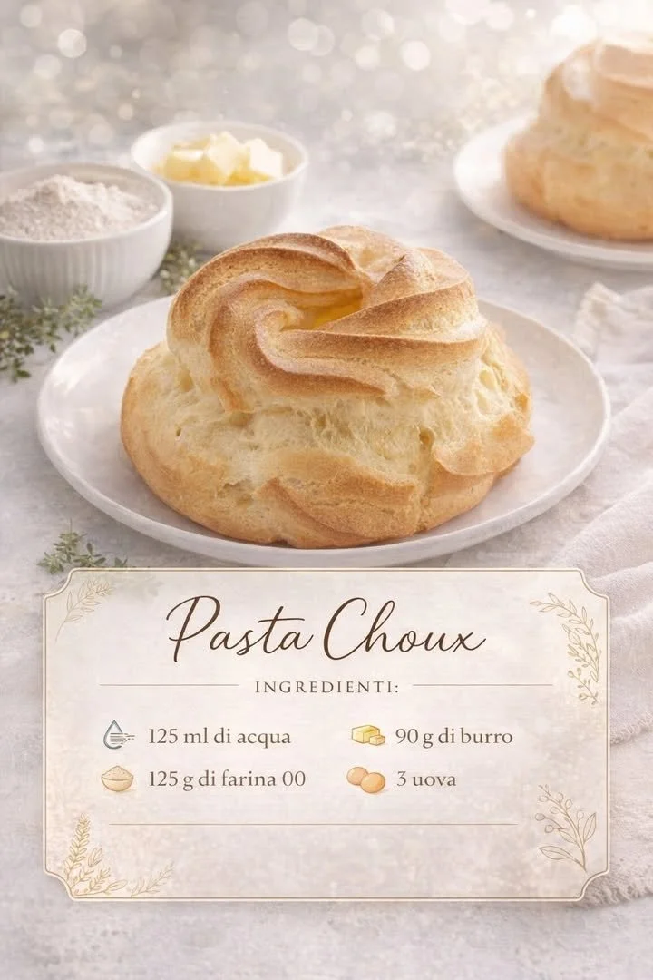 Zubereitung von Pasta Choux für exquisite Desserts und herzhafte Snacks.