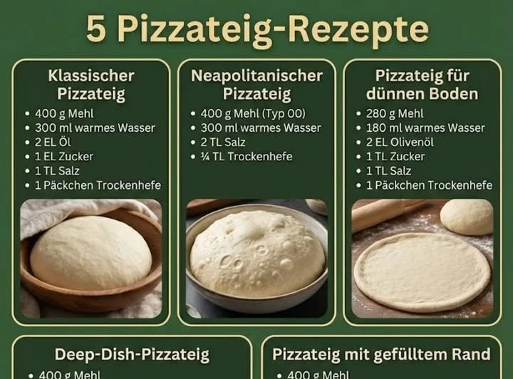 5 geniale Teig-Rezepte für perfekte Pizza zu Hause
