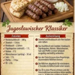 Saftige Cevapcici auf dem Grill, ein Rezept für authentischen Genuss.