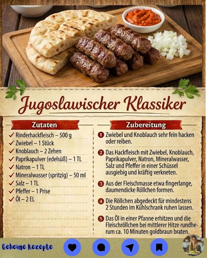 Saftige Cevapcici auf dem Grill, ein Rezept für authentischen Genuss.