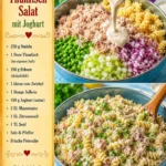 Thunfischsalat mit Joghurt, eine gesunde und schmackhafte Mahlzeit
