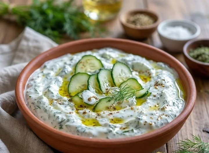 Traditionelles Tzatziki-Rezept mit frischen Zutaten