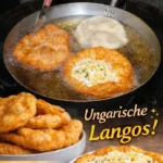 Ungarische Langosch - knuspriges frittiertes Fladenbrot mit Belägen