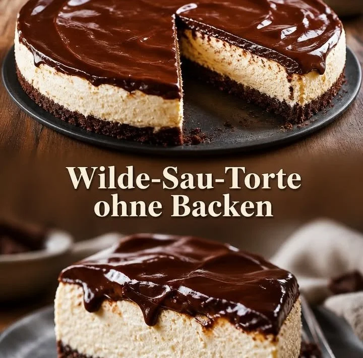Wilde-Sau-Torte ohne Backen - köstliches Rezept für ein einfaches Dessert