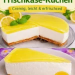 Zitronen Joghurt Torte mit frischer Zitrone und cremigem Joghurt - perfektes Dessert